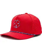 live lucky red white and blue snapback hat