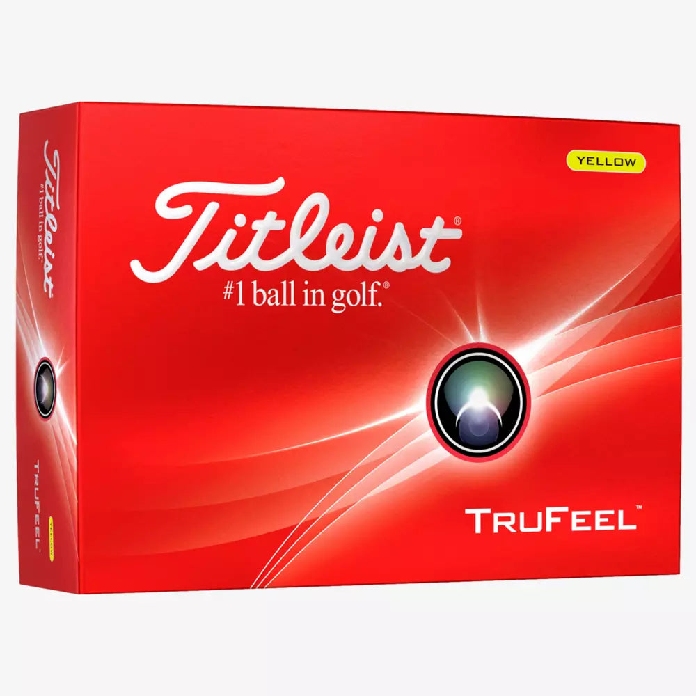 TITLEIST TRUE FEEL YELLOW DOZEN