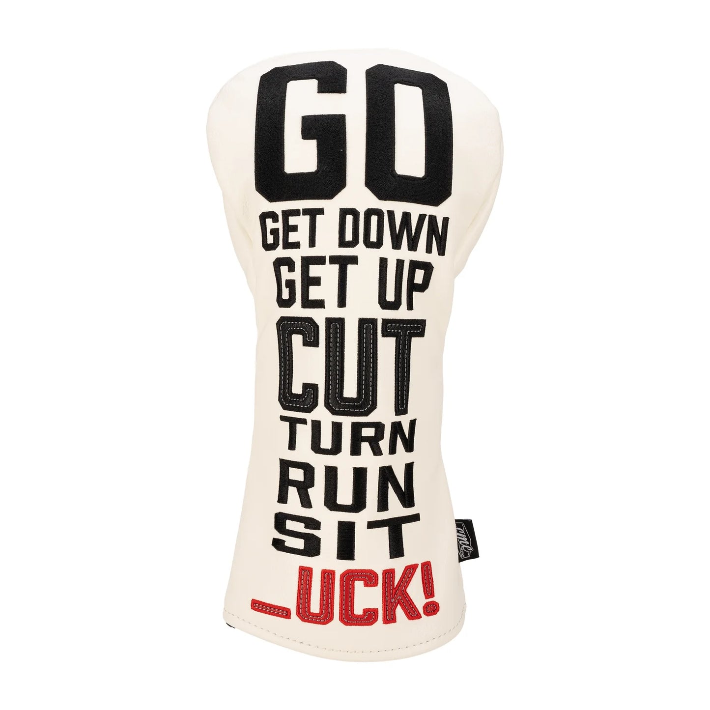CMC Golf Terms White Driver Headcover