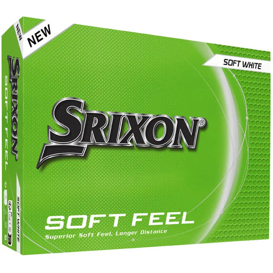 Dozen of Srixon Soft Feel Soft white Golf Balls